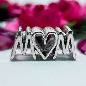 Mom Charm - Pandora compatible - silver